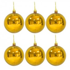 Parlak Cici Top Yılbaşı Ağacı Süsü Gold 4Cm